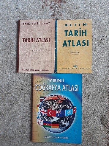 YENİ COĞRAFYA ATLASI VE TARİH ATLASLARI 