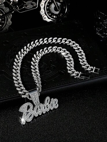  Beden gri Renk Barbie chain zincir kolye