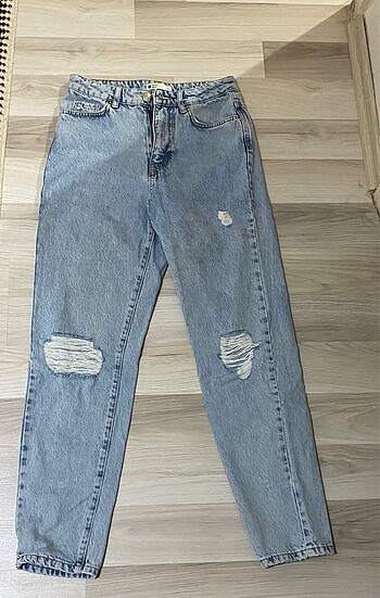 Ginatricot mavi jean 34 beden