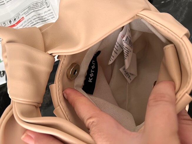 xl Beden Çiçeki elbise ve çanta