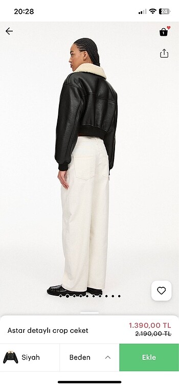 Pull and Bear Crop ceket
