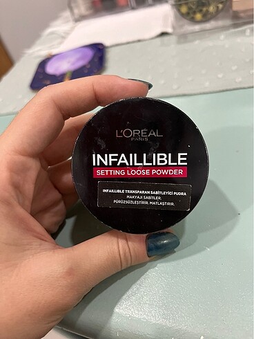 Toz pudra loreal infallible. Setting loose powder