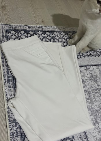Diğer Beyaz Kumaş Pantolon