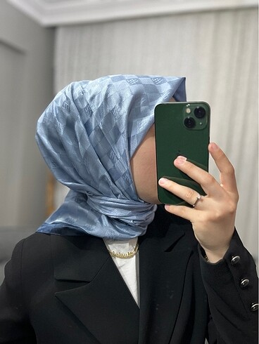 Orkide Monogram Dama Eşarp