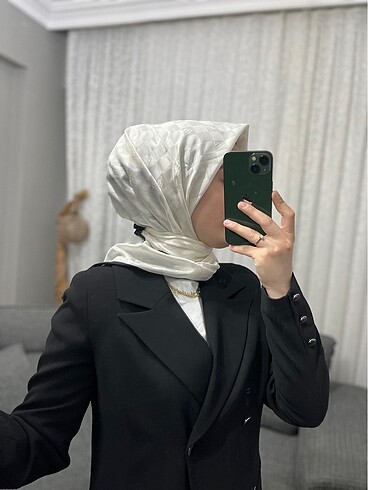 Orkide Monogram Dama Eşarp