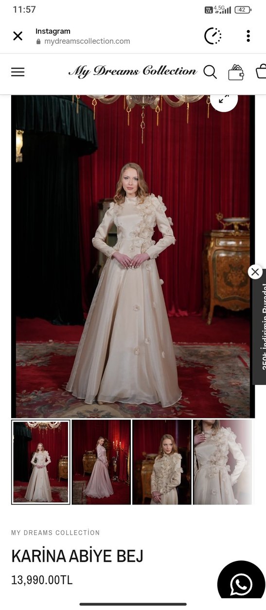 My dreams collection Tesettür Abiye - Görsel 4