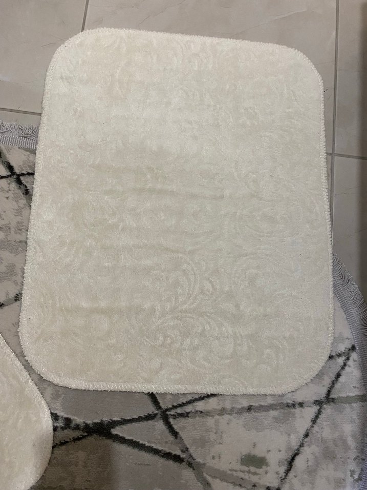 Krem Rengi Banyo Paspası - Görsel 3