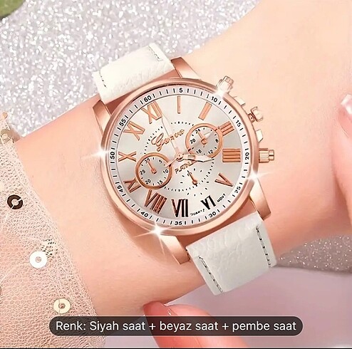 Beden çeşitli Renk Üçlü saat