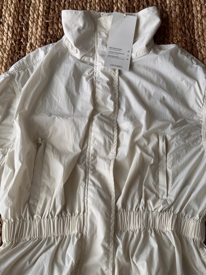 Beyaz Uzun Kollu ceket - Görsel 3