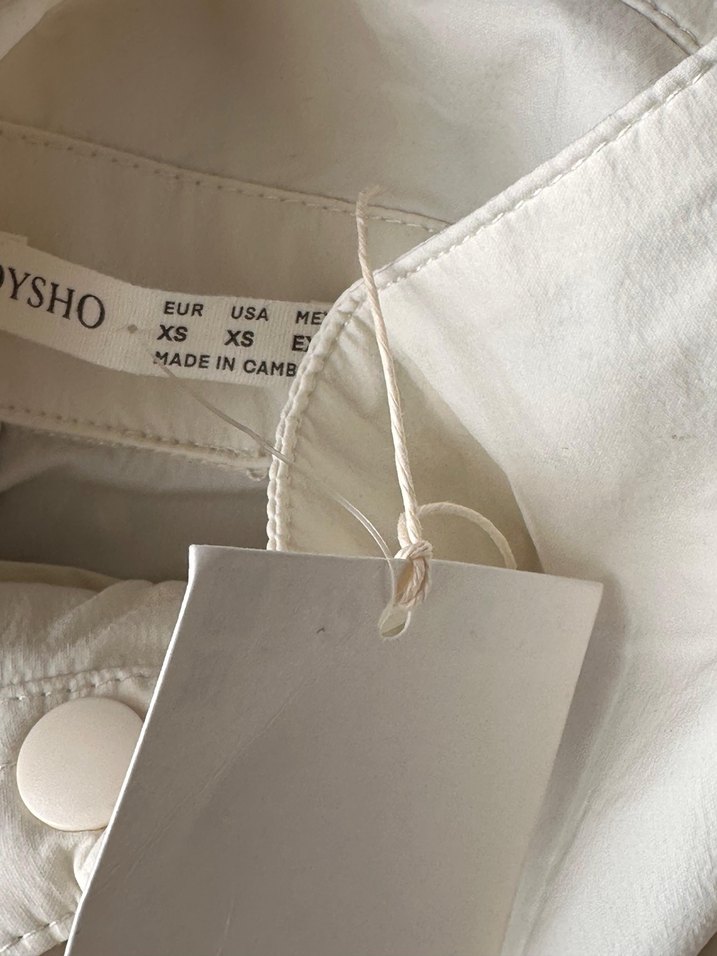 Beyaz Uzun Kollu ceket - Görsel 4