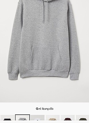 H&M Sweatshirt Etiketli temiz Gri