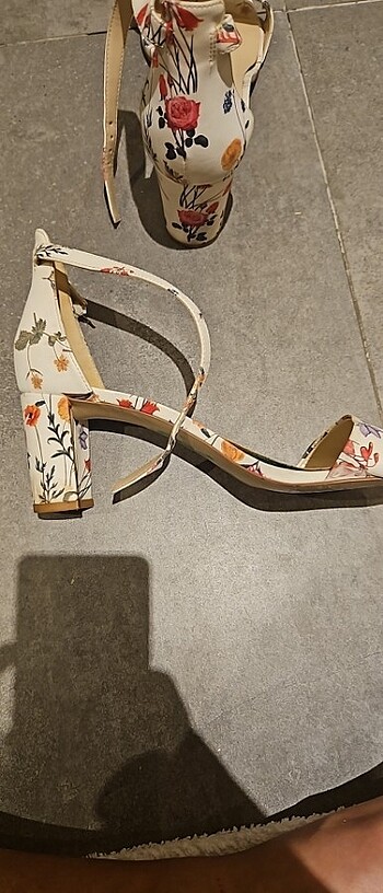 40 Beden beyaz Renk Nine West Topuklu Ayakkabı