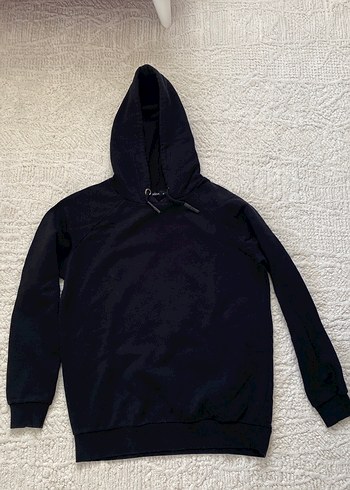 Addax Siyah Kapüşonlu Kadın Sweatshirt