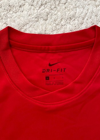 l Beden Kırmızı Erkek Spor Tişört