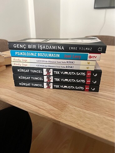 Satış kişisel gelişim kitapları