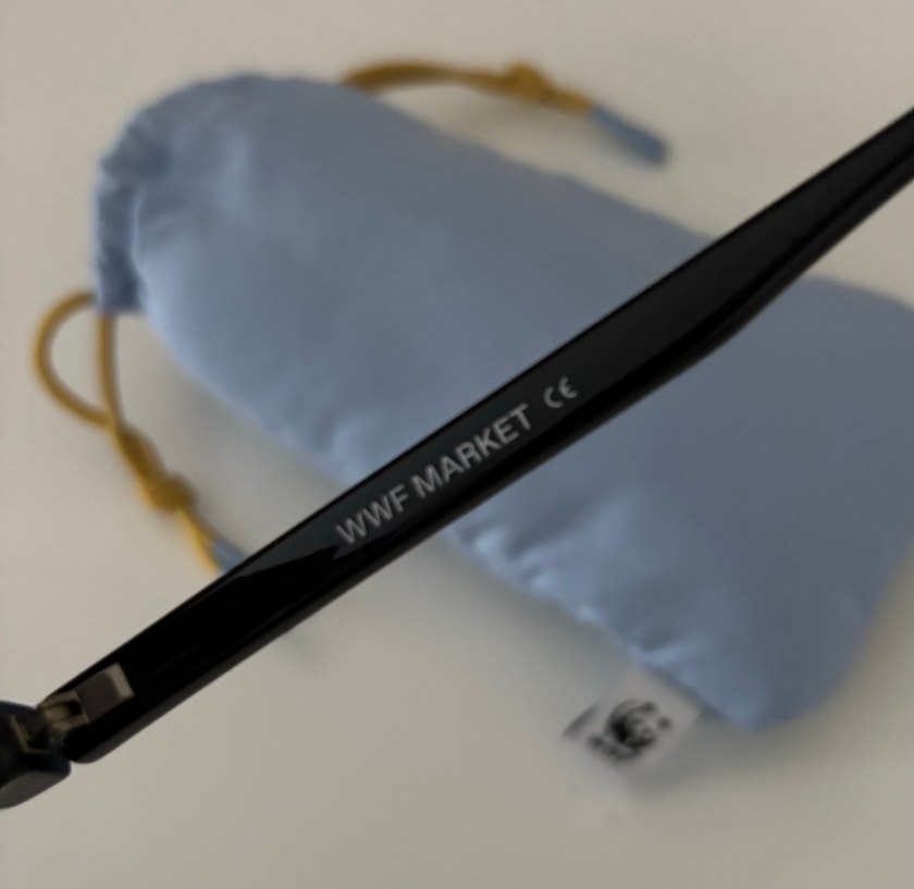 Kadın Siyah Mavi Camlı Gözlük WWF Marka - Görsel 4