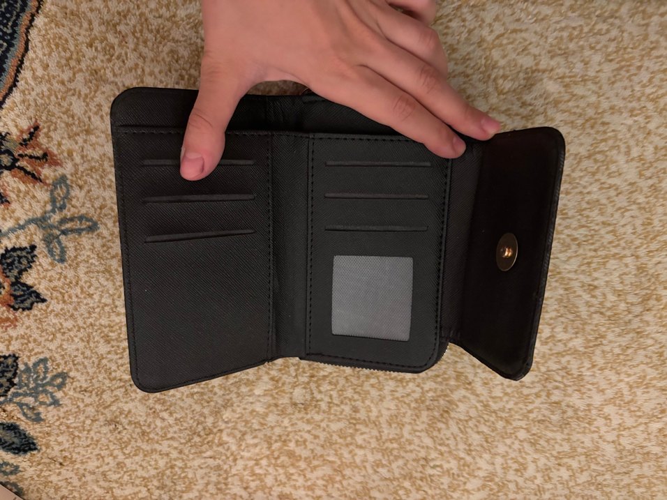 Siyah Kadın Cüzdanı - Görsel 2