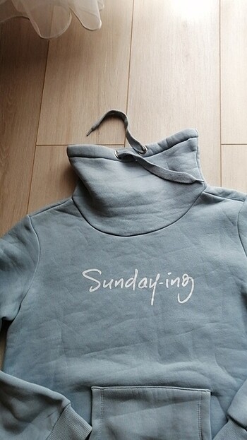 l Beden mavi Renk Sweatshirt