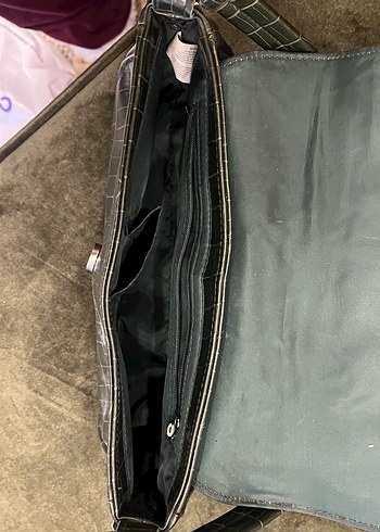 Vintage Yeşil Çanta - Görsel 6