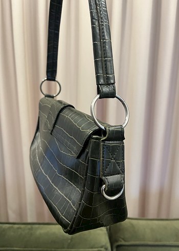 Vintage Yeşil Çanta - Görsel 5