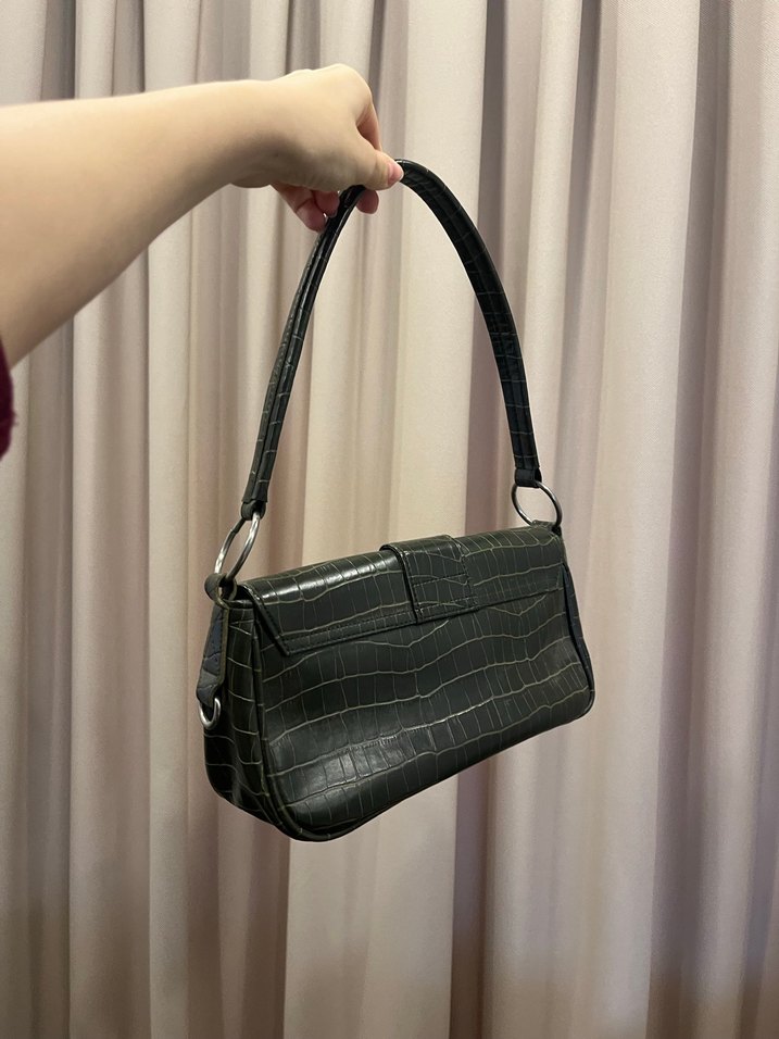 Vintage Yeşil Çanta - Görsel 2