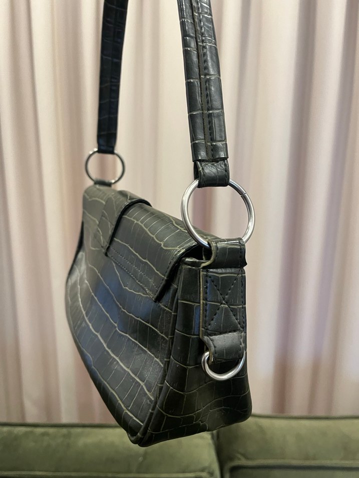 Vintage Yeşil Çanta - Görsel 5