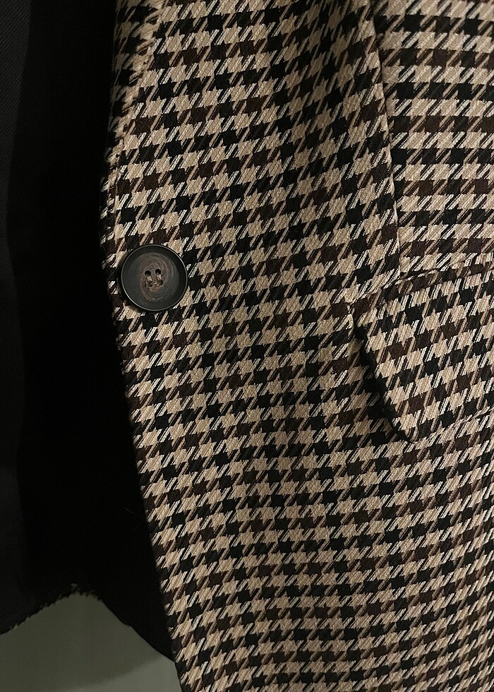 Koton Ekoseli Blazer Ceket - Görsel 3