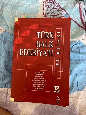 Türk Halk edebiyatı kitabı