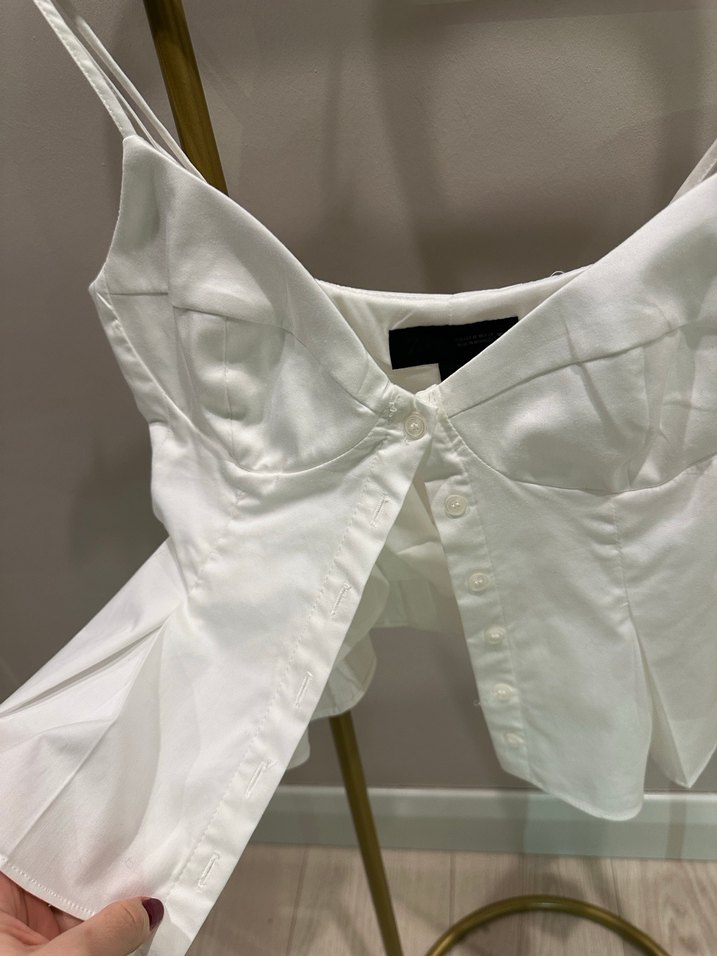 Zara dugmeli bustiyer - Görsel 2