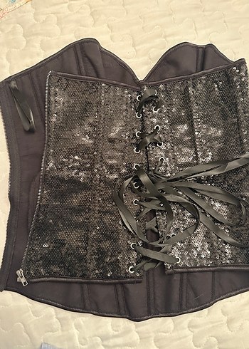 Siyah Straplez Büstiyer - Görsel 4