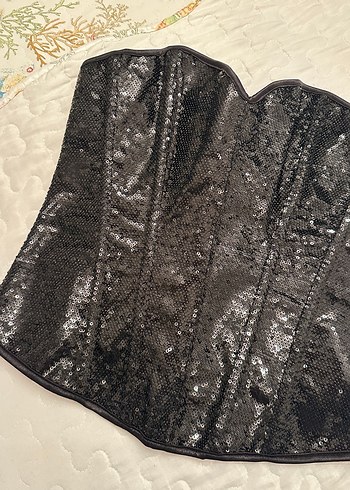 Siyah Straplez Büstiyer - Görsel 2