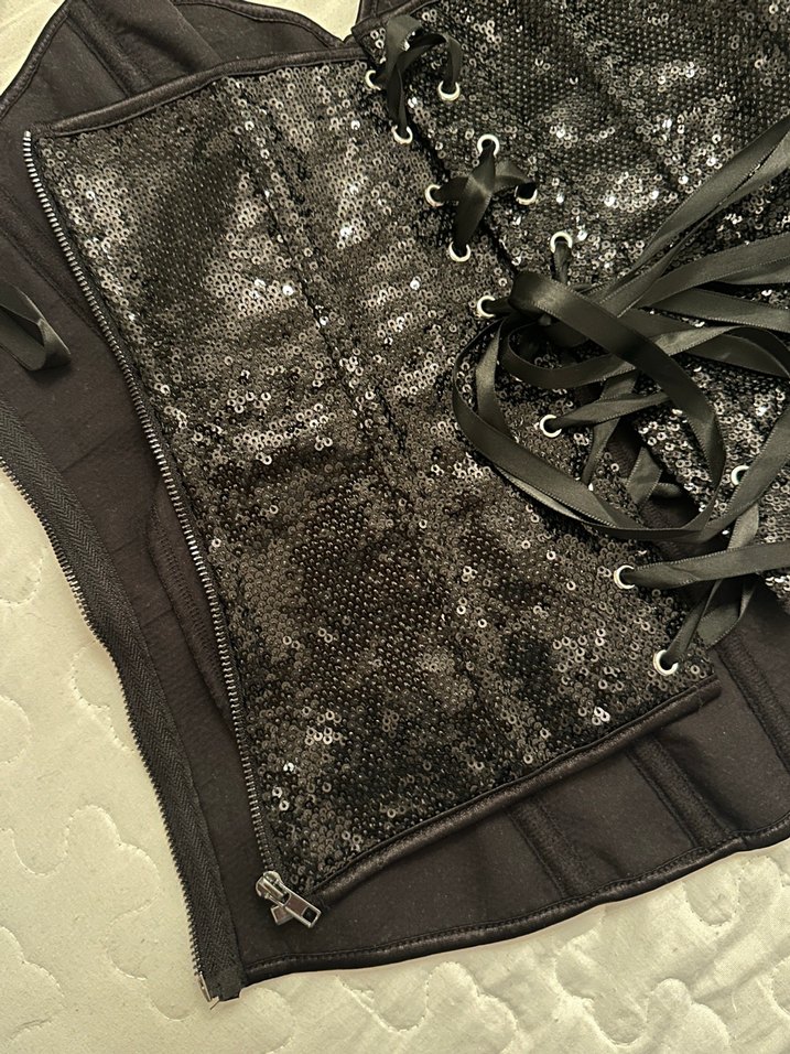 Siyah Straplez Büstiyer - Görsel 5