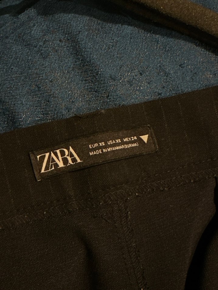 Lacivert Kadın Kumaş Pantolon - Görsel 3