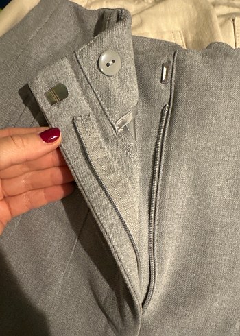 Zara Gri Kadın Pantolon - Görsel 3