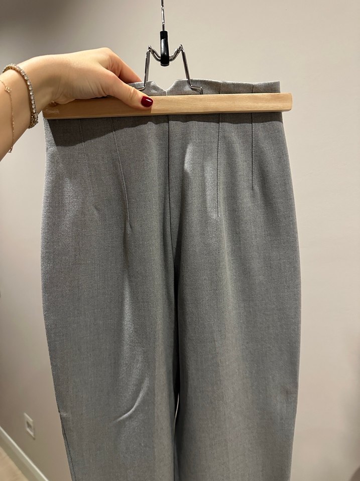 Zara Gri Kadın Pantolon - Görsel 5