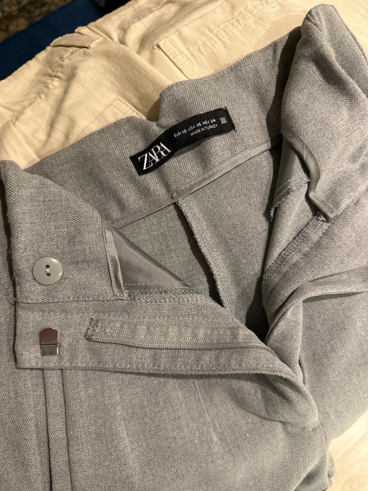 Zara Gri Kadın Pantolon - Görsel 2