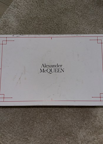 36 Beden Alexander McQueen Beyaz Siyah Sneaker