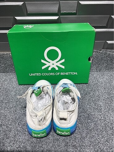 29 Beden beyaz Renk United Benetton Mavi Çocuk Spor Ayakkabı