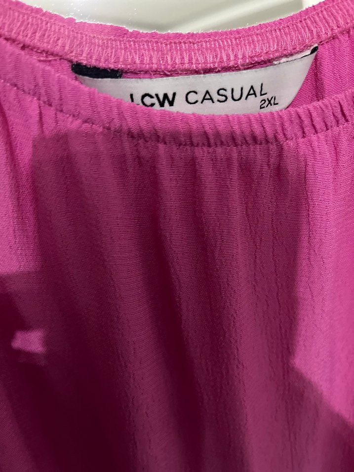 Pembe Drapeli Uzun Kadın Elbise - Görsel 5