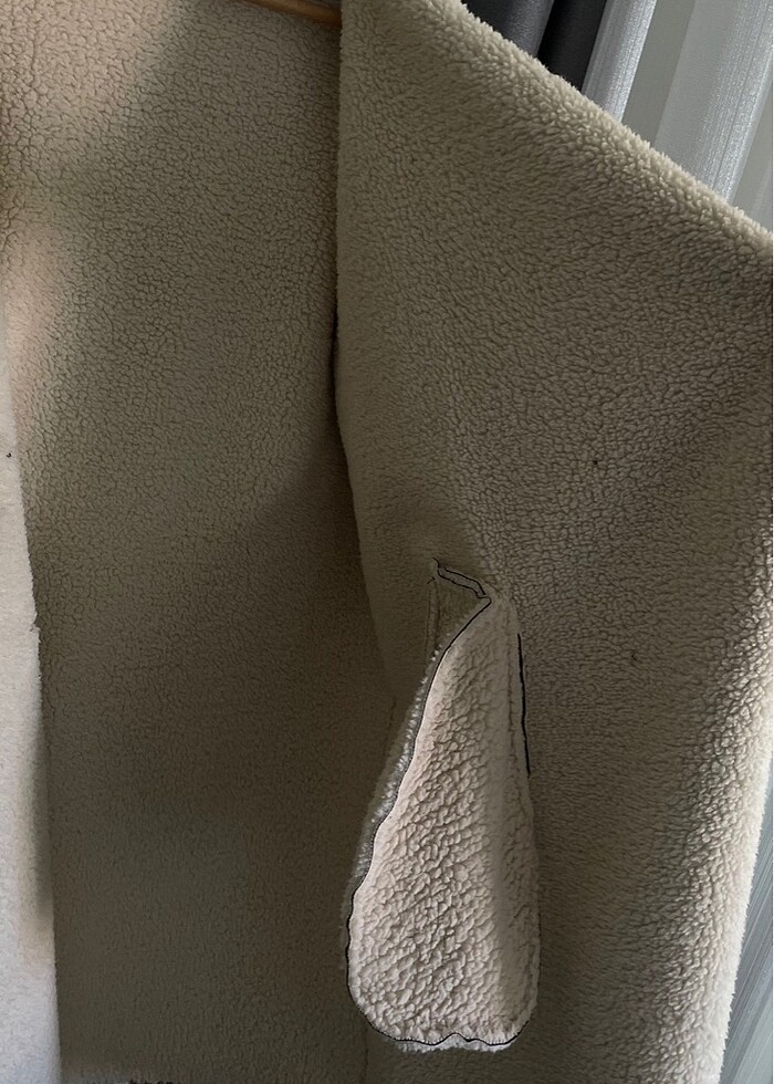 İçi kürk deri kaban - Görsel 5