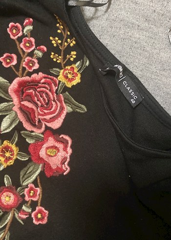 LC Waikiki Düğmeli Siyah Midi Tunik