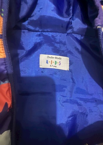 Renkli Leopar Desenli Erkek Bebek Mont - Görsel 3