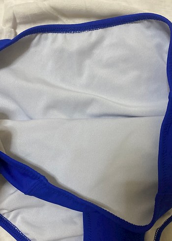 xl Beden Mavi Strappy Bikini Takımı yurdışı ürünü