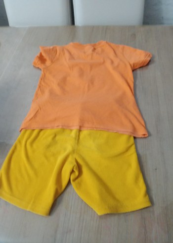 LC Waikiki Rahat Kesim Erkek Çocuk Sarı Tişört