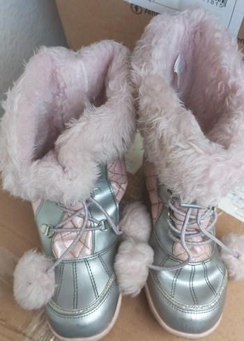 LC Waikiki Pembe Gri Kürklü Kız Botu