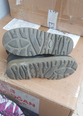 Kız Çocuk Siyah Kürklü Kauçuk Bot - Görsel 6