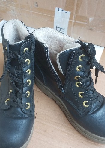 Kız Çocuk Siyah Kürklü Kauçuk Bot - Görsel 5