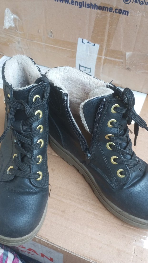 Kız Çocuk Siyah Kürklü Kauçuk Bot - Görsel 5