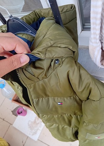 Yeşil Parlak Erkek Çocuk Kapitone Mont - Görsel 5