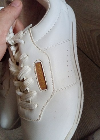 Beyaz Kadın Dolgu Topuk Spor Ayakkabı - Görsel 6